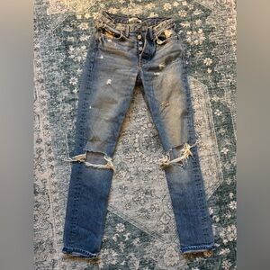 NWOT ripped jeans GRLFRND DENIM Karolina style via Revolve 23